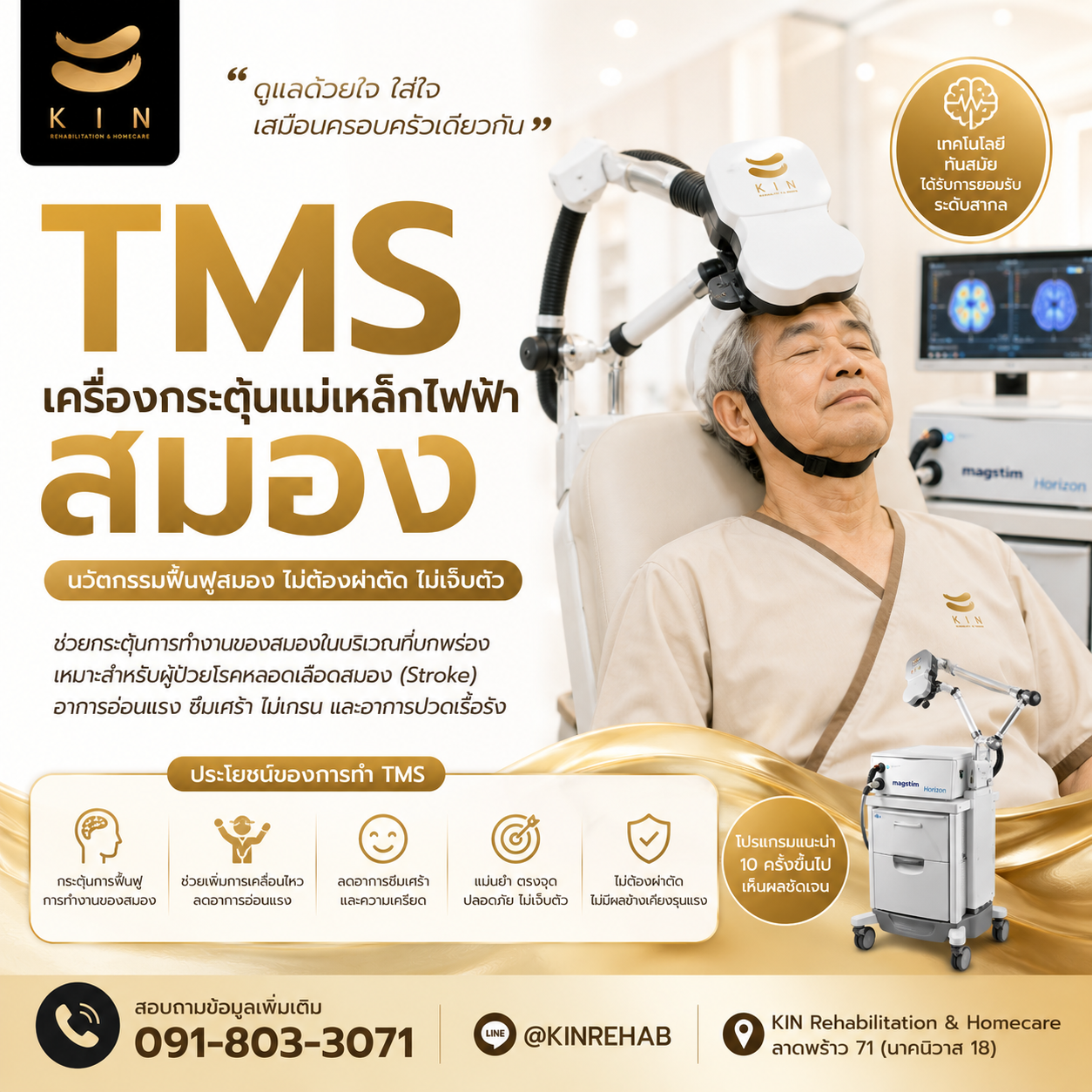 "How Does TMS (Transcranial Magnetic Stimulation) Help Stroke Patients with Limb Weakness and Spasticity Recover?"